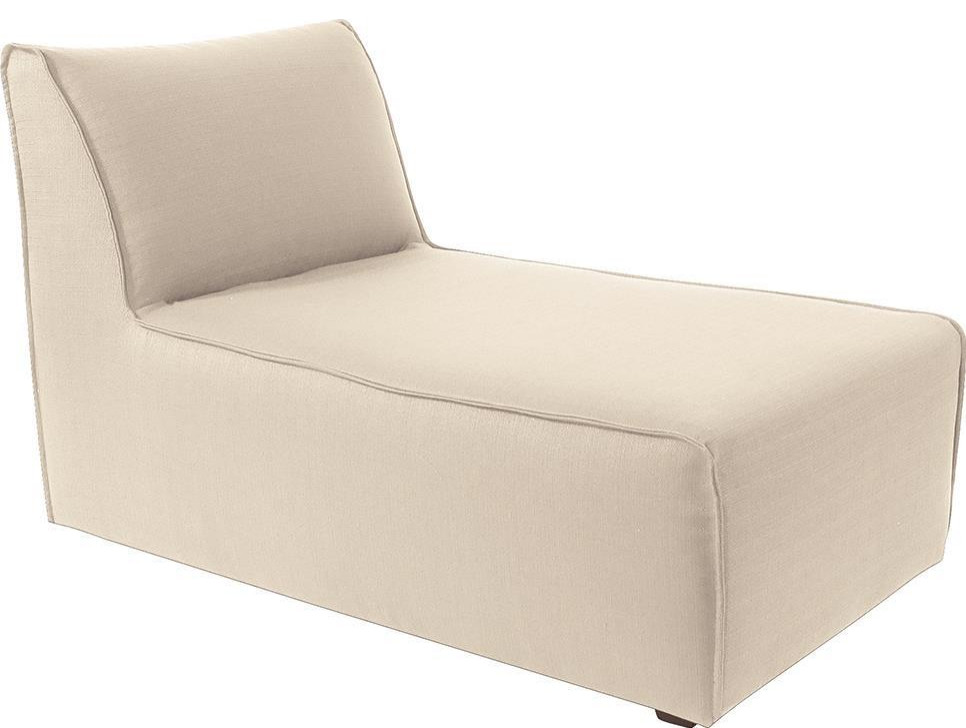 Lounge Chair HOWARD ELLIOTT STERLING Natural Sand Polyester Wood Foam   Transitional   Indoor Chaise Lounge Chairs   by Fratantoni Lifestyles  Houzz