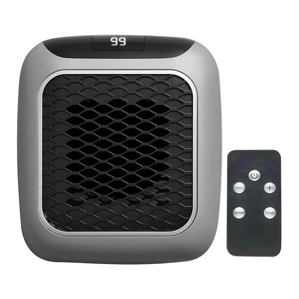 Air Warmer Fan Adjustable Thermostat Household Electric Space Heater Ceramic Heating Winter Warmer Remote Control Small Heater