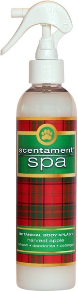 Best Shot Scentament Spa Botanical Body Splash Harvest Apple Dog and Cat Deodorize and Detangle Spray， 8-oz bottle