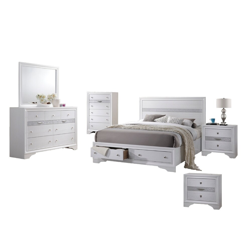 Best Quality Furniture Catherine and David 6 Piece Bedroom Set