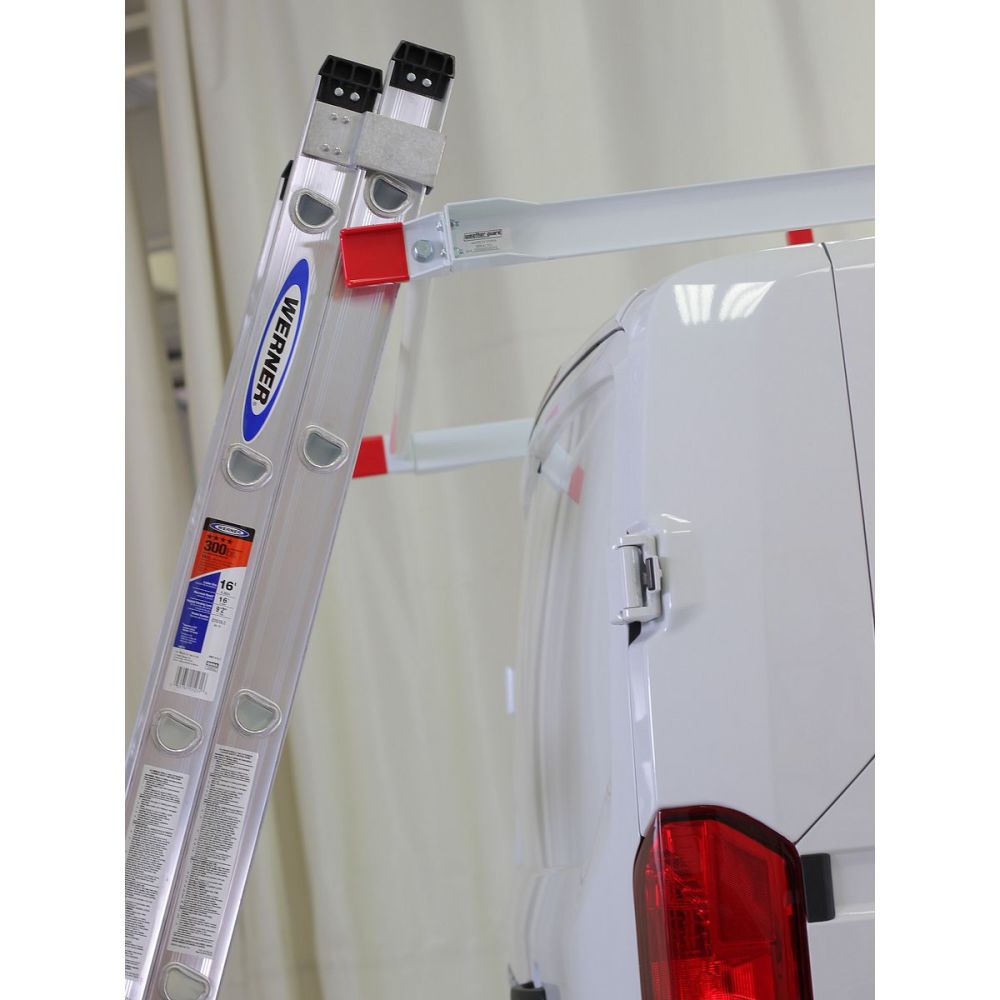 Model 23001-3-01 GlideSafe? Rear Load Assist System， Full Size that works with Model 20501-3-01 and 21501-3-01 all-purpose steel van roof racks