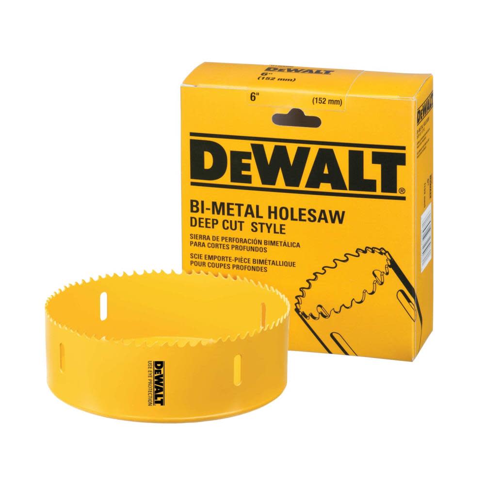 DEWALT 6 Hole Saw ;