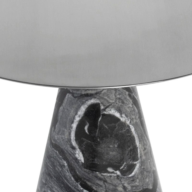 Tara Silver Side Table   Transitional   Side Tables And End Tables   by V.S.D Furniture  Houzz