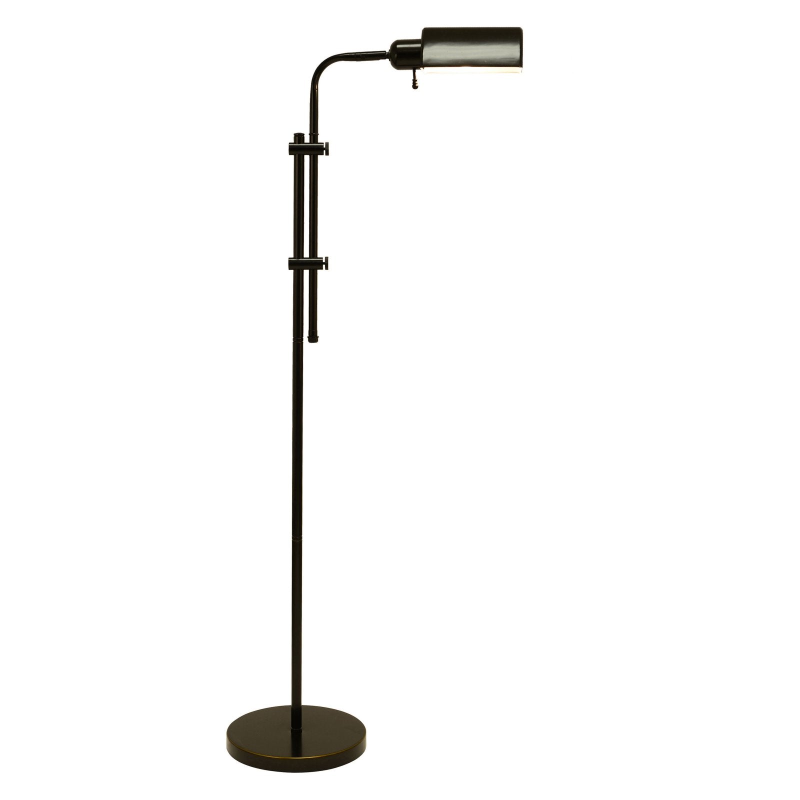 Decor Therapy Harvey Steel Pharmacy Floor Lamp, Oil Rubbed Bronze, 60.5