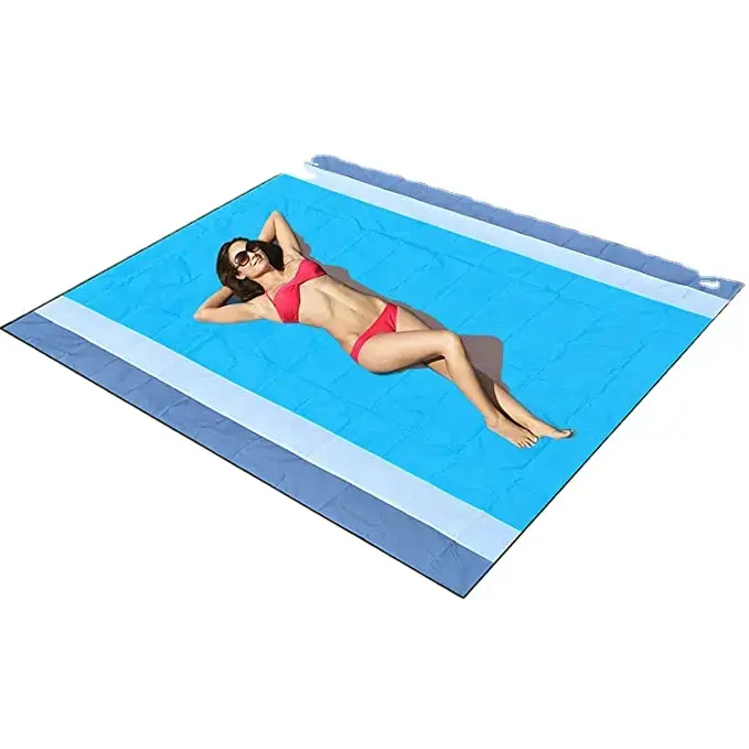 210*200cm Sand Proof Extra Large Oversize Quick Drying Lightweight   Durable Beach Blanket