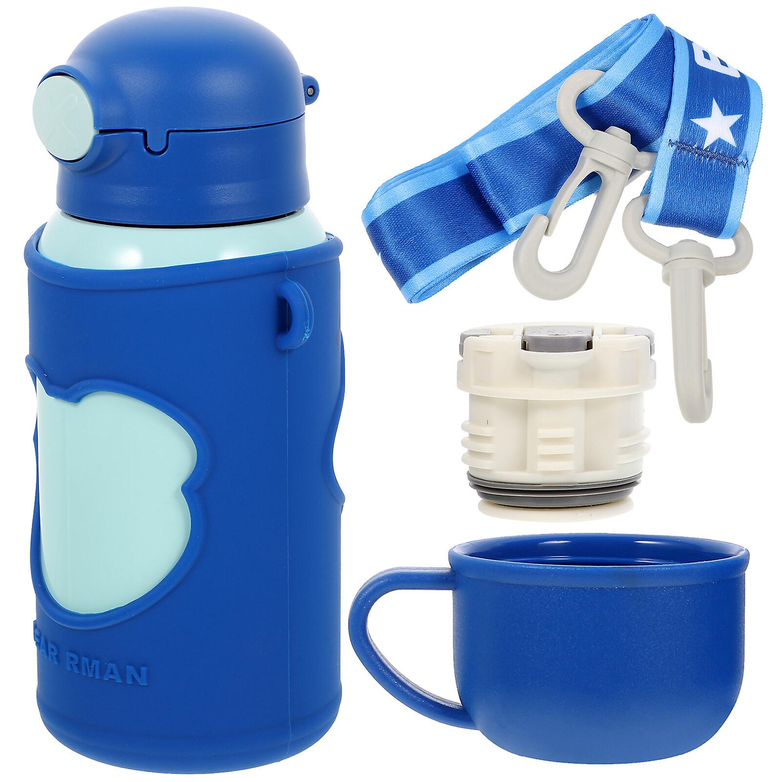 1 Set Of Stainless Steel Kids Cup Portable Insulation Bottle Kids Drinks Carrier Reusable Cup