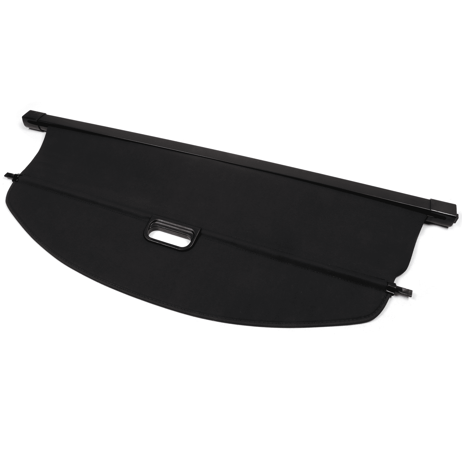 Ikon Motorsports Compatible with 13-18 Acura RDX Tonneau Cargo Shade Cover Black-Vinly+Aluminum Rod