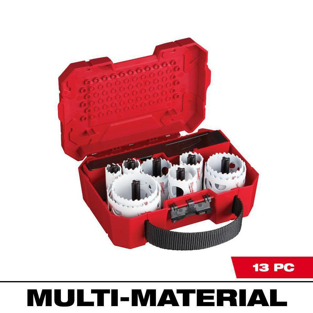 MW Hole Dozer General Purpose Bi-Metal Hole Saw Set (13-Piece) 49-22-4025