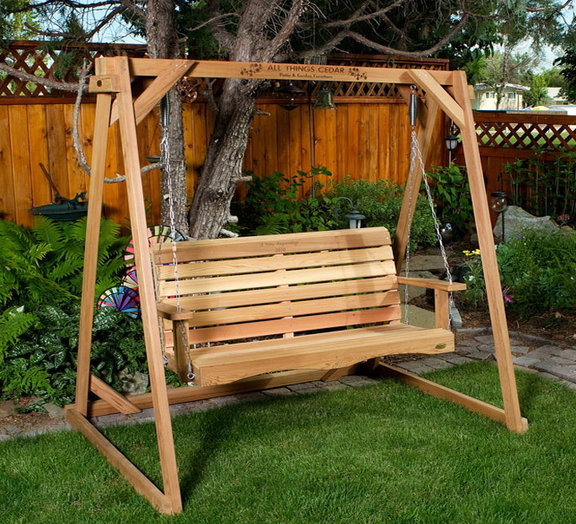 Things Cedar PS60U 5' Porch Swing