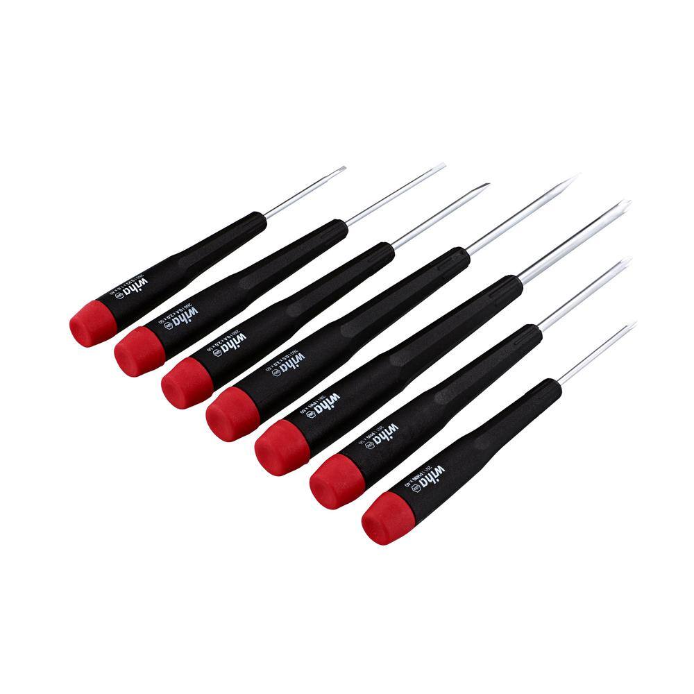 Wiha 7-Piece Precision SlottedPhillips Screwdriver Set 26197