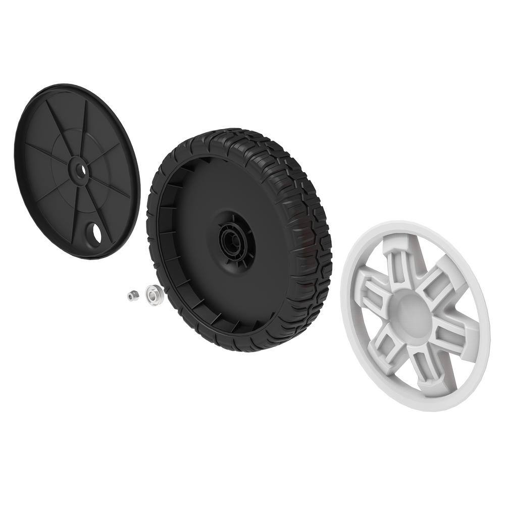 YARD FORCE 12 in. OEM Wheel Kit for YF22ESSPV Gas Mower - Rear Wheel 1003316001