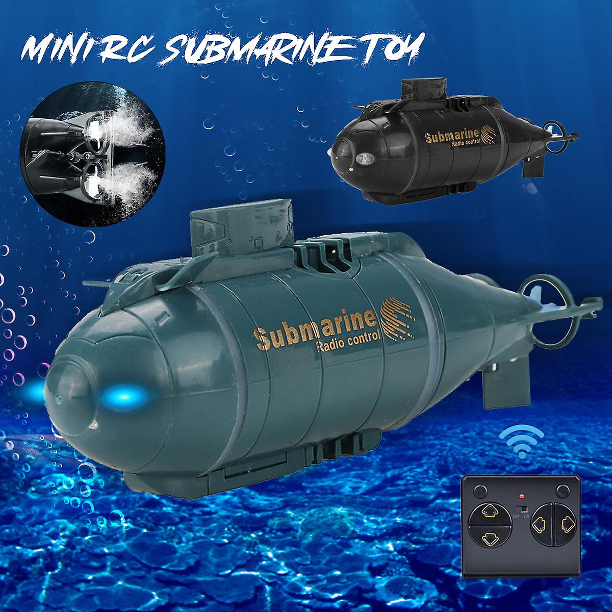 Mini Rc Submarine 0.1m/s Speed Remote Control Boat Waterproof Diving Toy Simulation Model Gift For Kids Boys Girls Year Gift