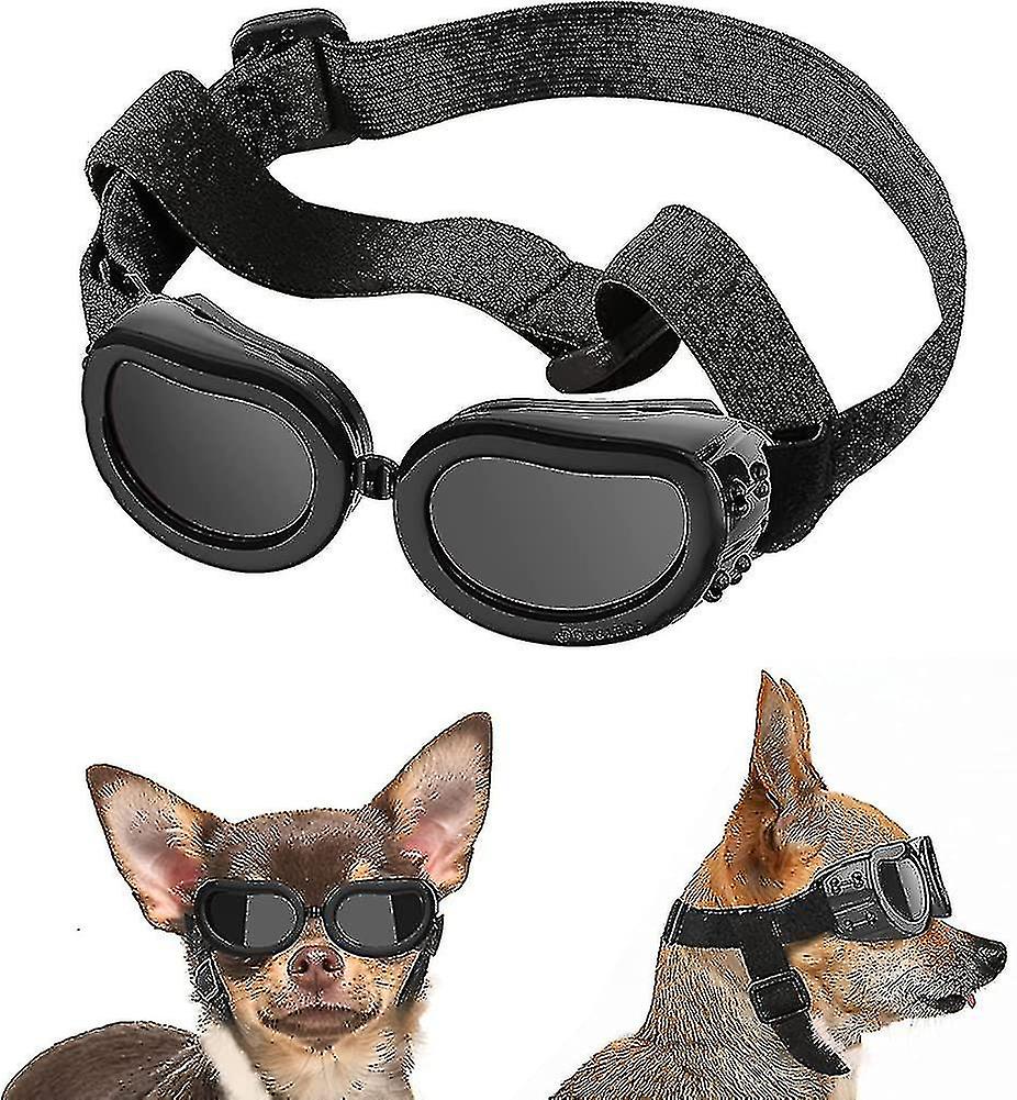 Dog Sunglasses Uv Safety Glasses， Dog Windproof and Anti-fog Goggles