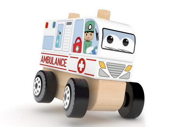 J'adore JRE 832159AMB C J'adore Ambulance Wooden S...