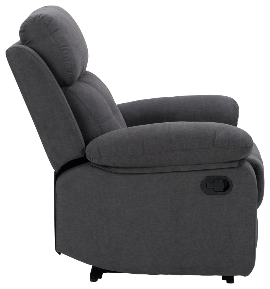 CorLiving Oren Manual Recliner   Contemporary   Recliner Chairs   by CorLiving Distribution LLC  Houzz