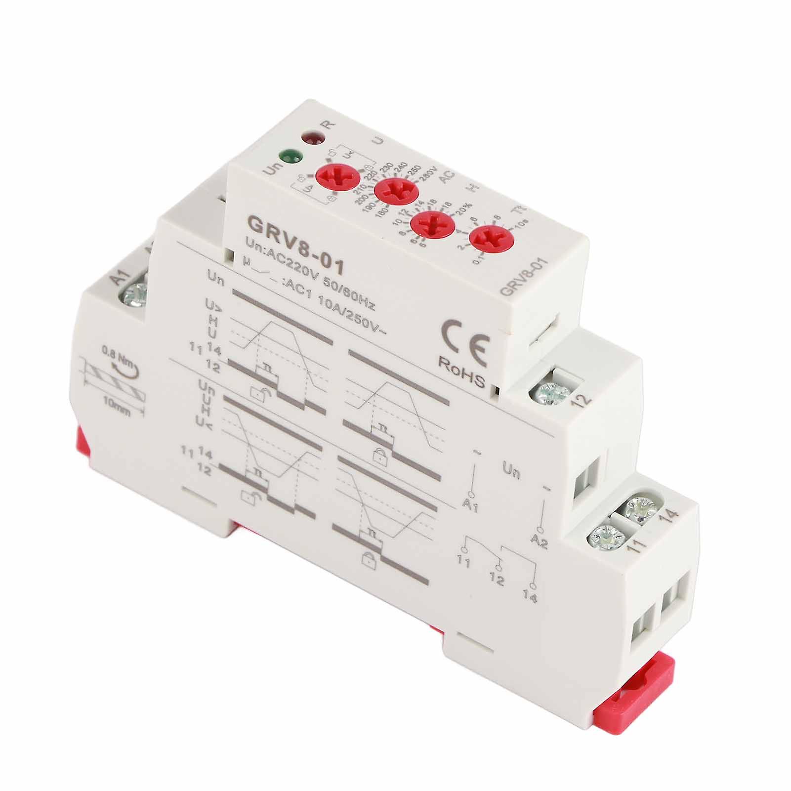 Grv801 Single Phase Voltage Control Monitoring Relay Over Voltage Protection (#1)