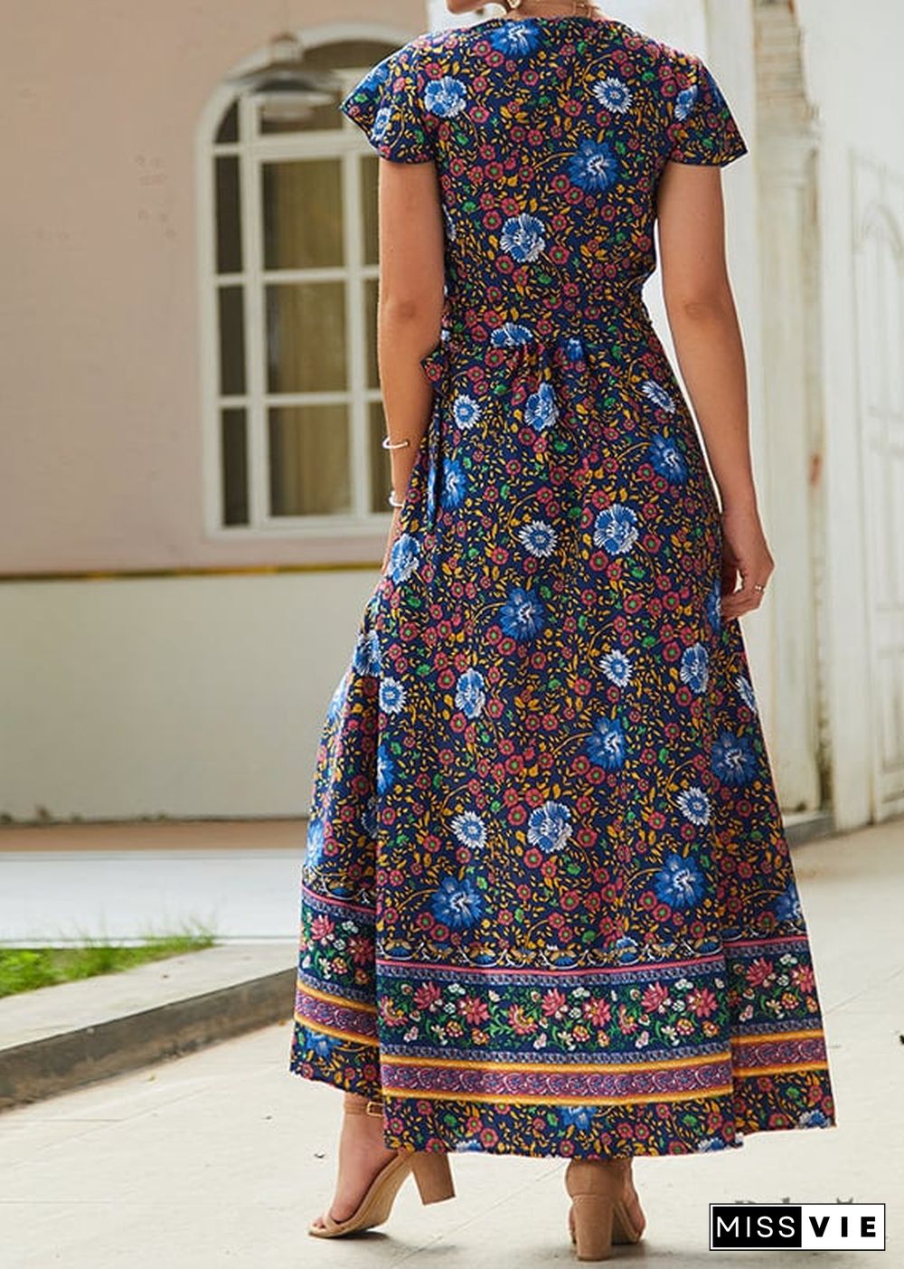 Boho Wrap Maxi Dress Amara