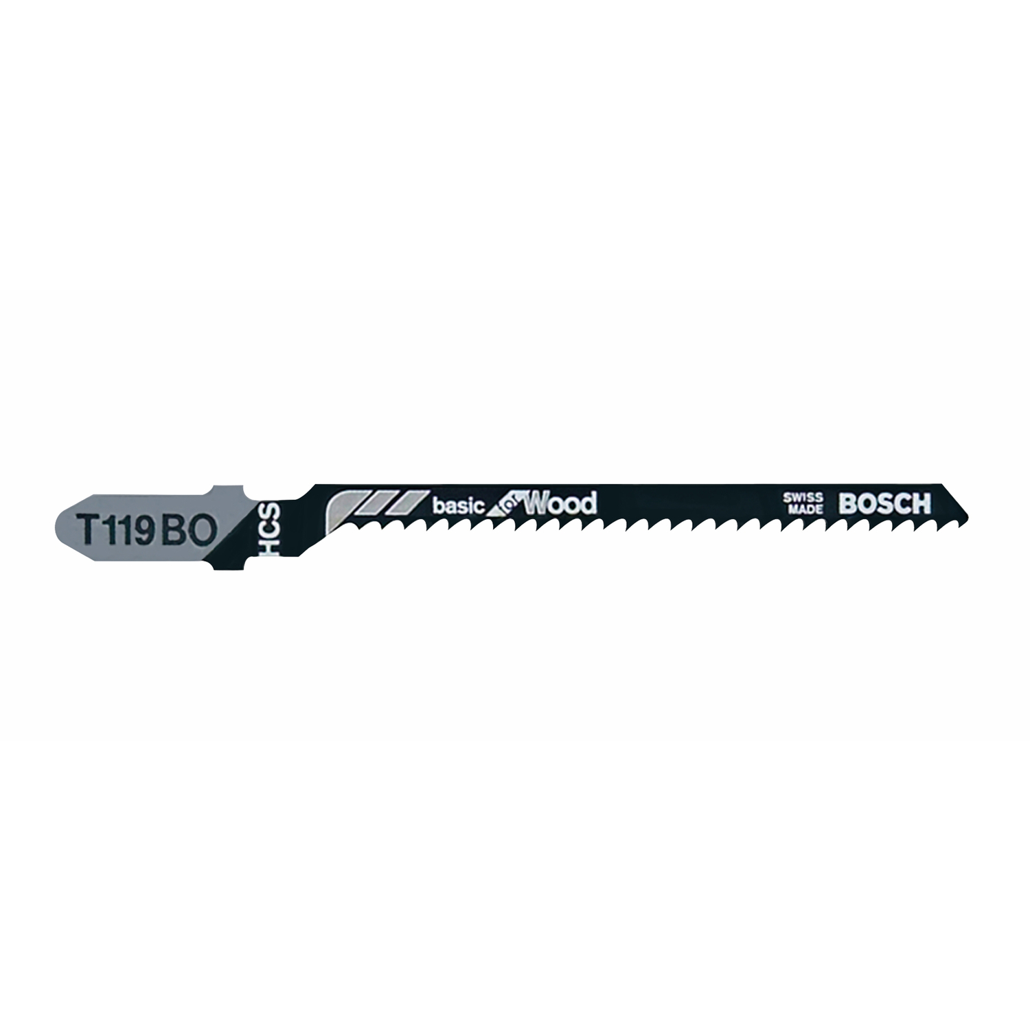 Bosch 3-1/4 in. Carbon Steel T-Shank Jig Saw Blade 12 TPI 5 pk