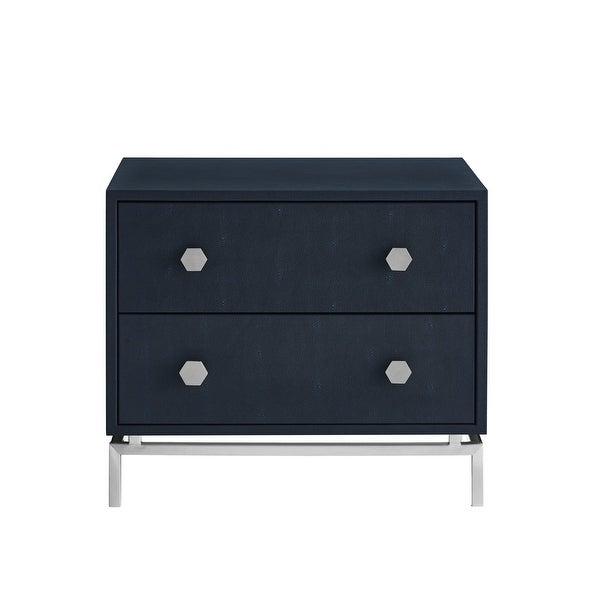 Jalynn 2 Drawers Side Table