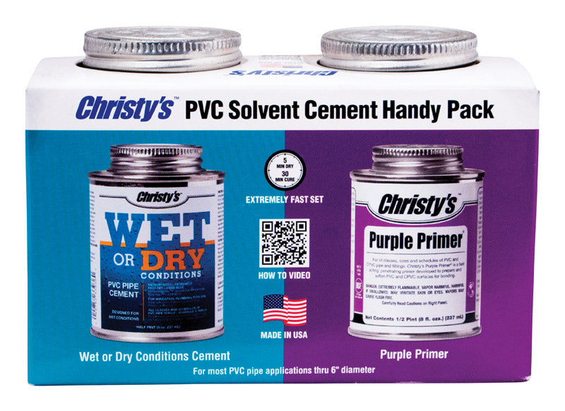 PVC PRIMER/CEMENT 2PK