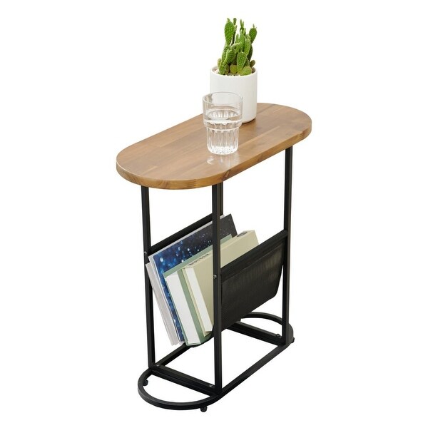 Small Side Tables With Magazines Organizer Storage Space