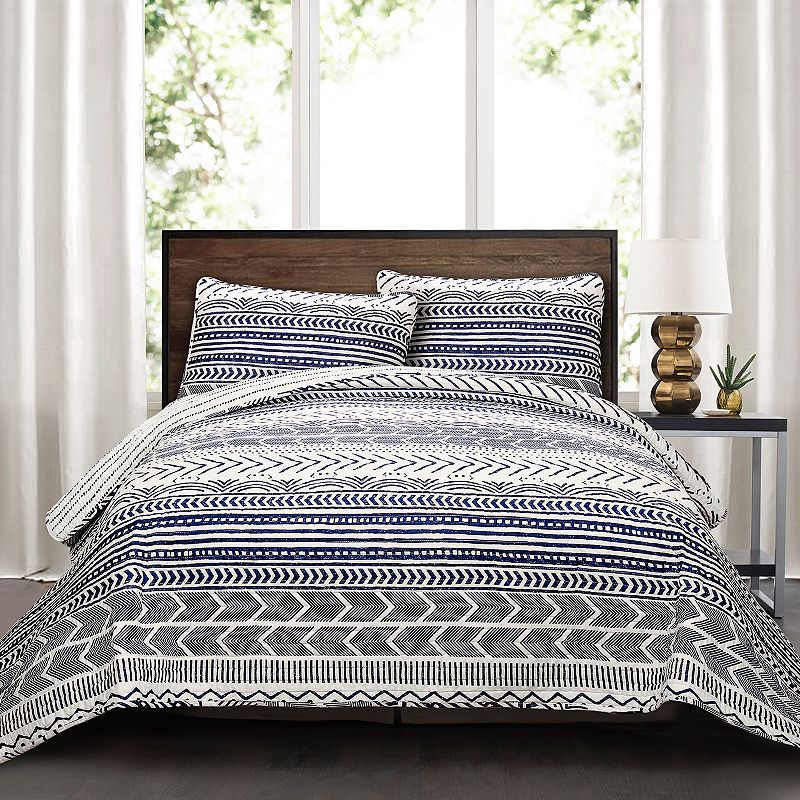 Lush Decor Hygge Geo Quilt Set