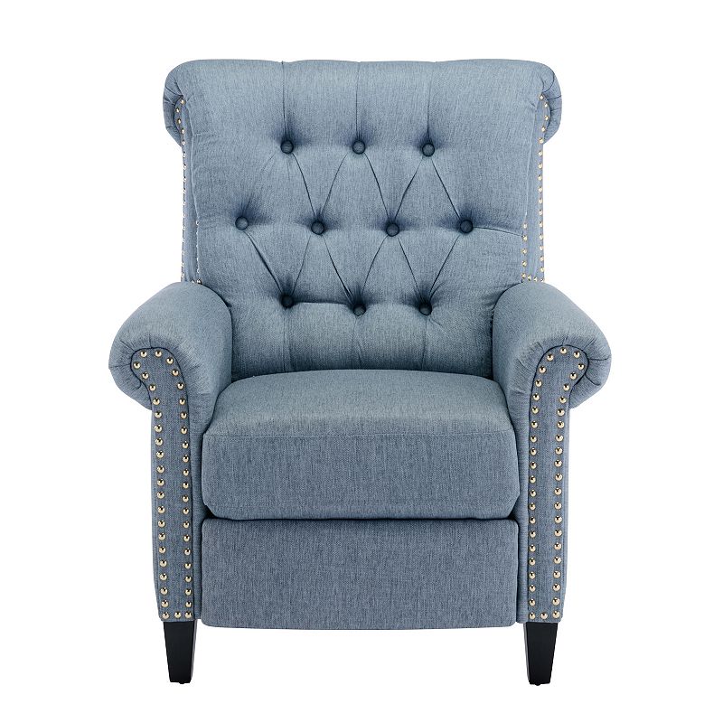 Merax Linen Tufted Recliner Chair