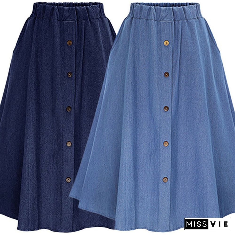 Summer Jeans Skirt Women High Waist Denim Skirts Female Mini Saia Plus Size Faldas Casual Pencil Skirt