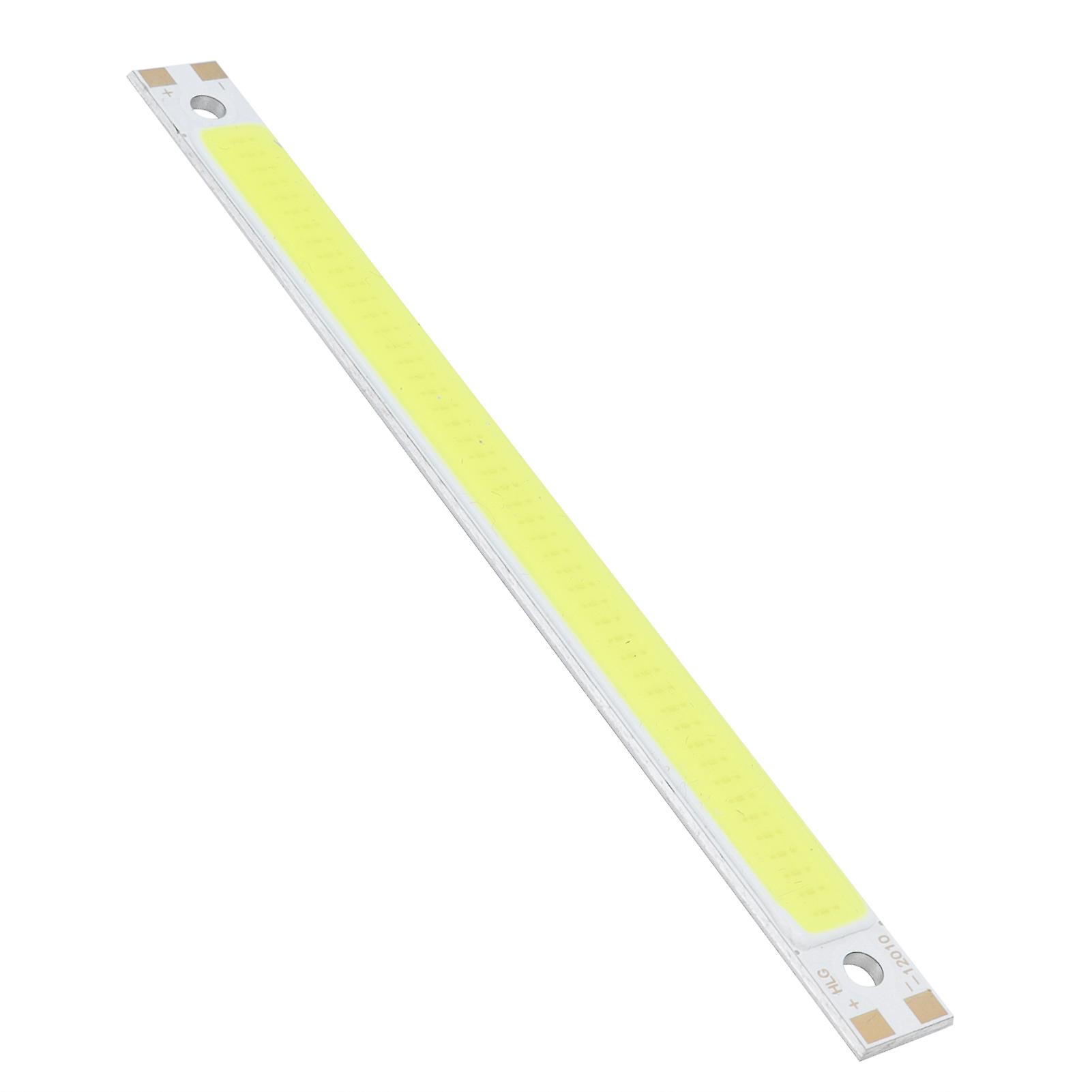 LED Light Chip Panel 3000‑6500K/12‑14V 10W Integrate COB Light Source 1000lm 120x10mmPure White