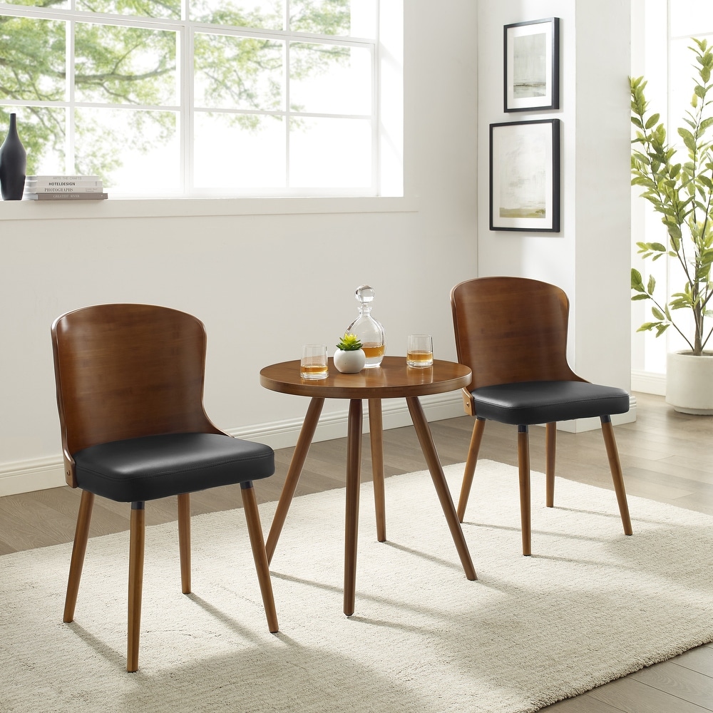 Corvus Calvados Mid century Modern Dining Chairs (Set of 2)