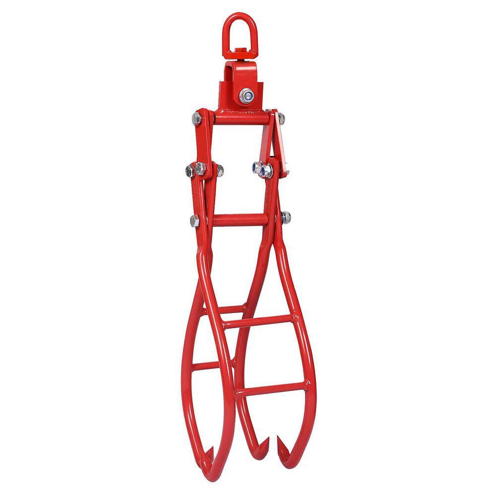 Amucolo 4 Claw Red Timber Log Lifting Logging Tongs Grabber Tong GH-CYW4-381