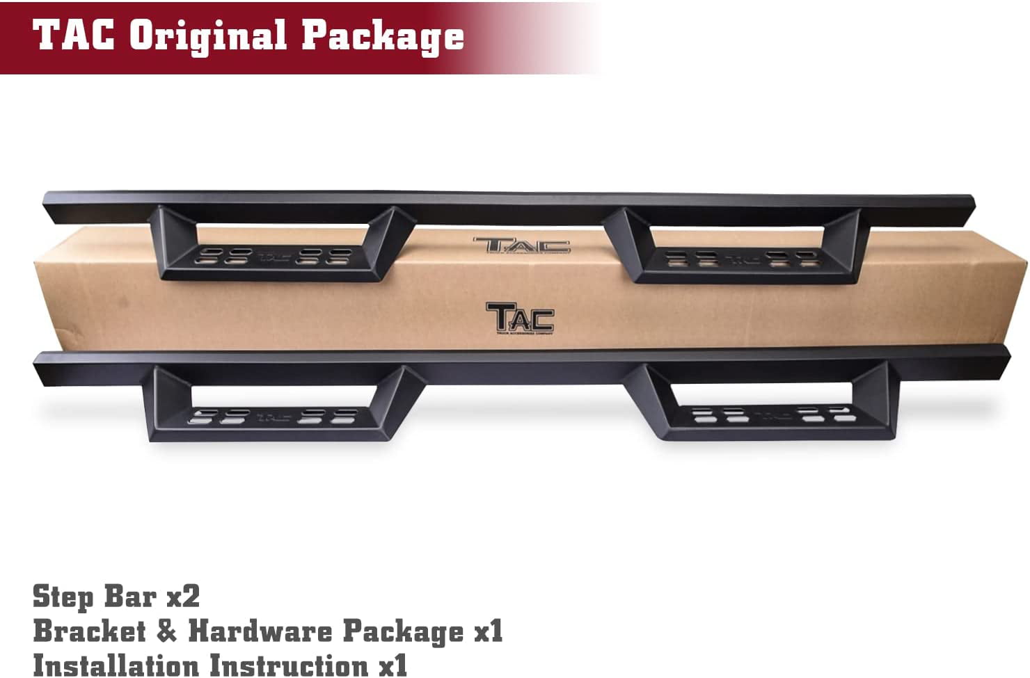 TAC Sniper Running Boards Compatible with 2020-2023 Jeep Gladiator JT Truck Pickup 4