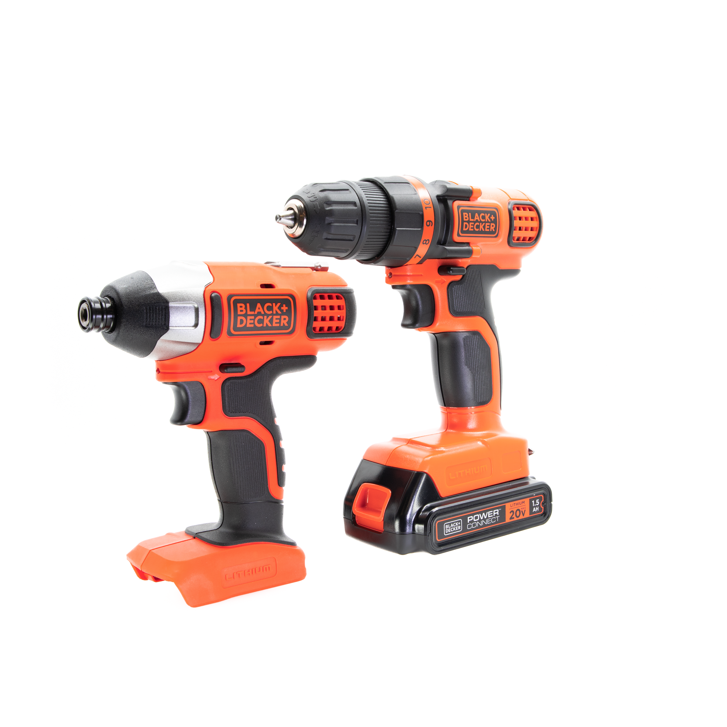 20V MAX* Cordless Drill and Impact Driver, Power Tool Combo Kit with Battery and Charger