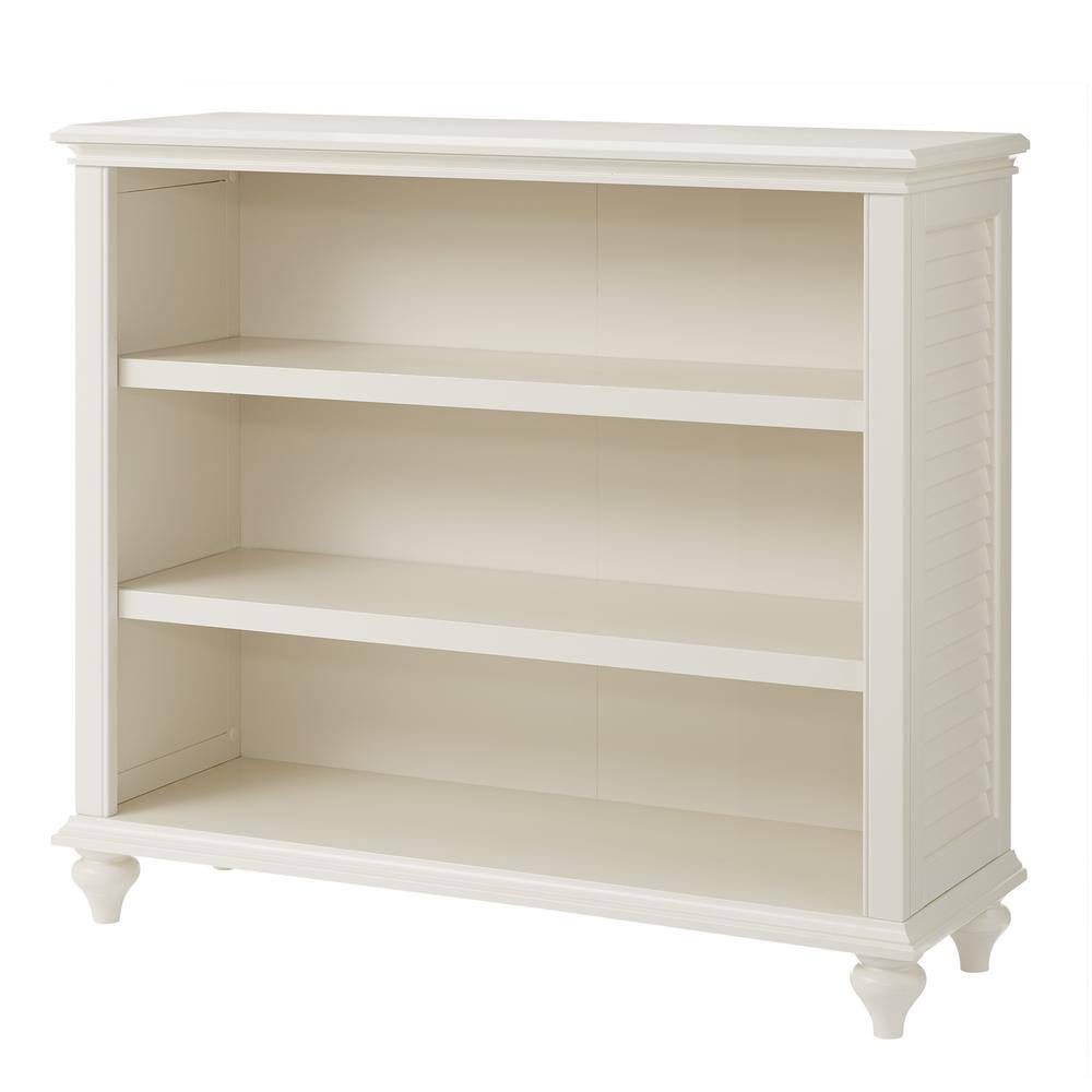 Home Decorators Collection Hamilton Off White 3-Shelf Adjustable Accent Bookcase (36 in. H) 9786900410