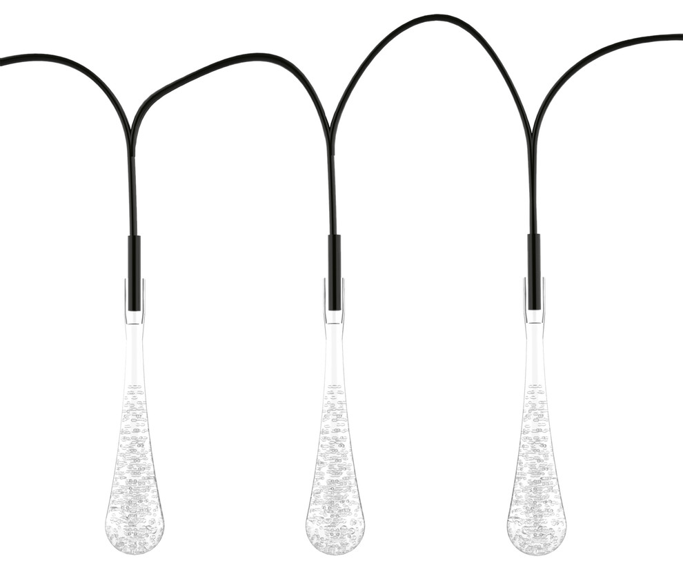 Pure Garden 8 Mode Solar LED String Lights   Contemporary   Outdoor Rope And String Lights   by Trademark Global  Houzz