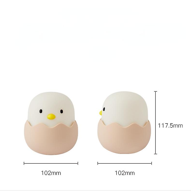 Led Kids Bedroom Chick Night Light Silicone Touch Usb Sensing Light