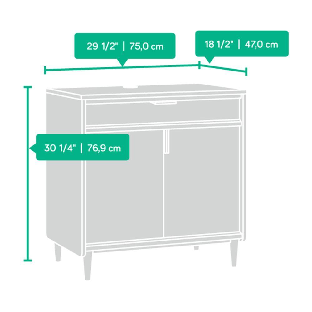 SAUDER Clifford Place Grand Walnut Library Base Cabinet 421115