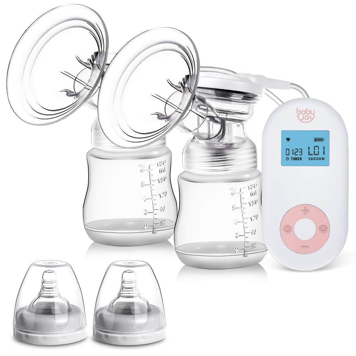 Electric Double Breast Pump with LCD Display Screen