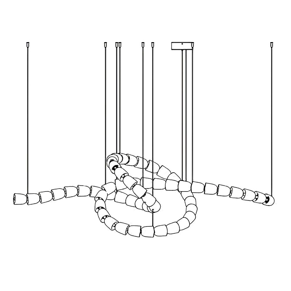 Gabriel Chrome Chandelier