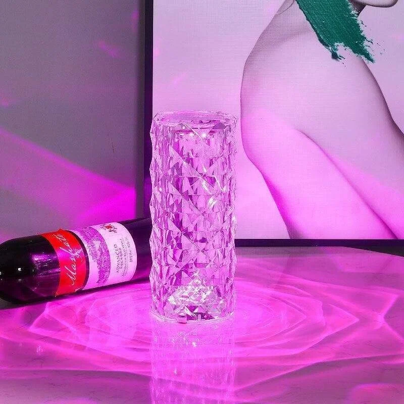 🔥 BIG SALE - 49% OFF🔥16 Colors Rose Rays Crystal Diamond Table Lamp