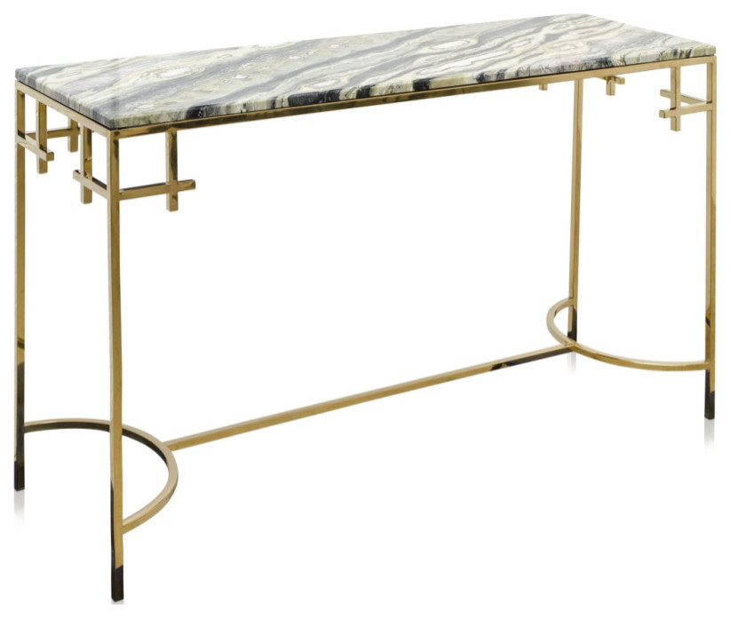 Marble Console Table  Versmissen Anna   Contemporary   Console Tables   by Oroa   Distinctive Furniture  Houzz