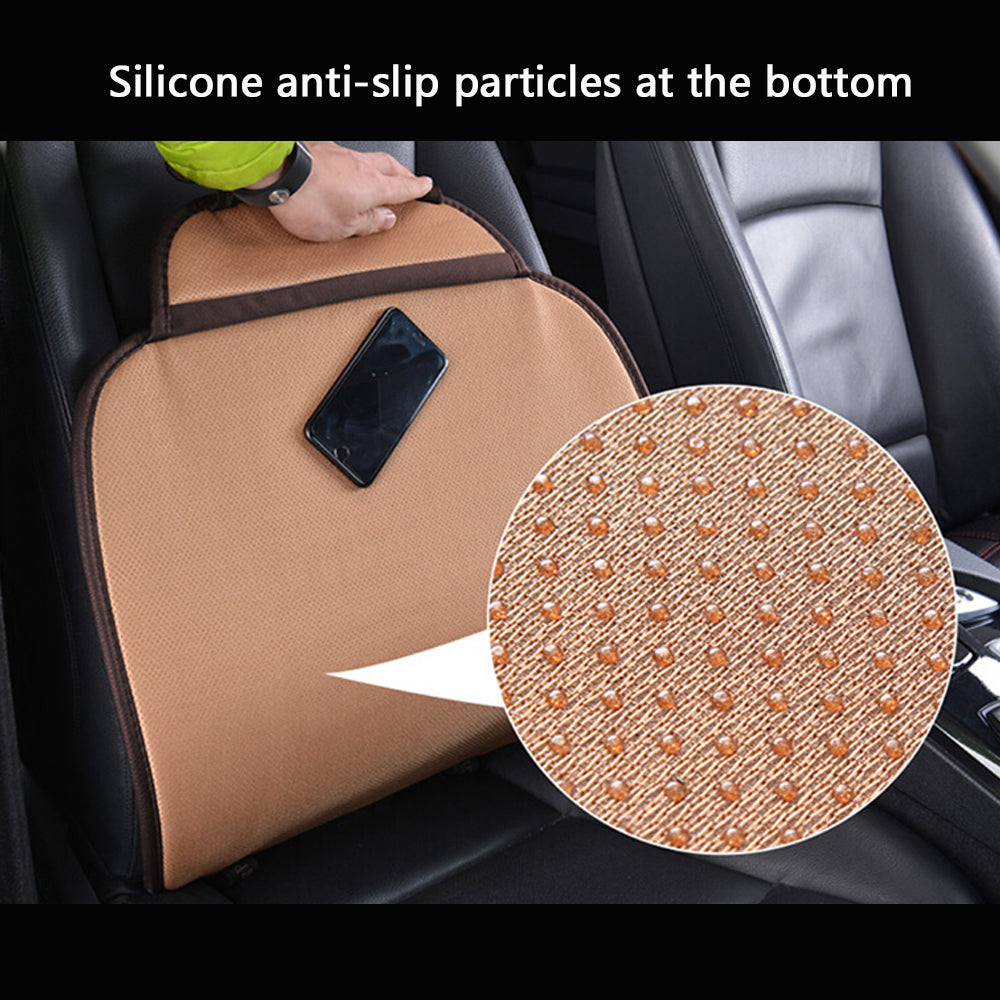 OTOEZ 3D PU Leather Car Front Seat Cover Cushion Protector Half Surround Universal