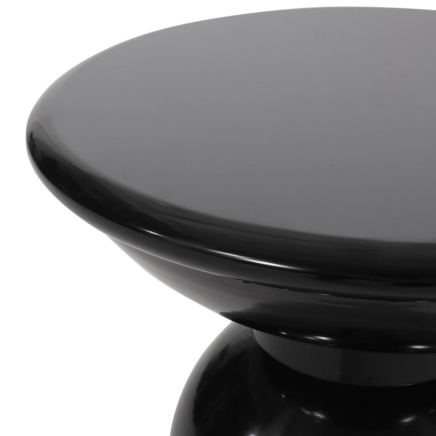 Aston Metal Outdoor Side Table Black  Crowdfused