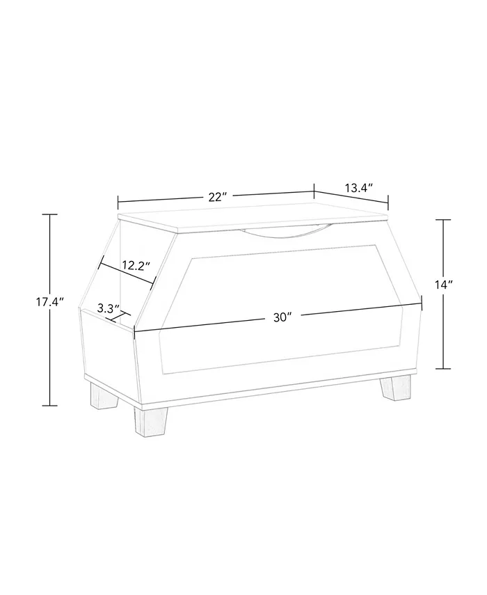 RiverRidge Home Kids Catch-All Toy Box