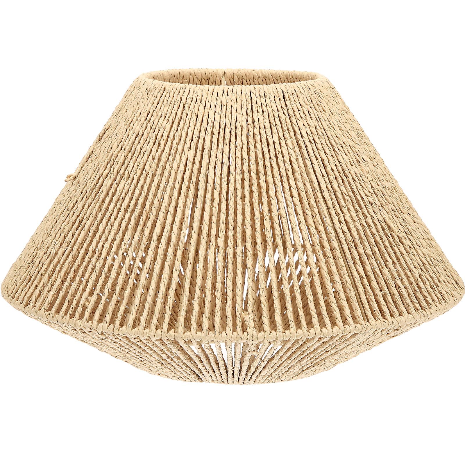 Lampshade Lamp Cover Vintage Lamp Shade Woven Lamp Cover Zen Style Lamp Shade