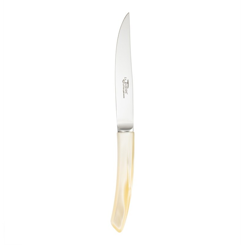 Au Nain Le Thiers Steak Knives with Champagne Handles  Set of 4