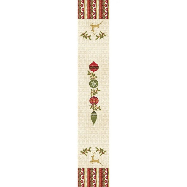 Laural Home Simply Christmas Rectangle Table Runner