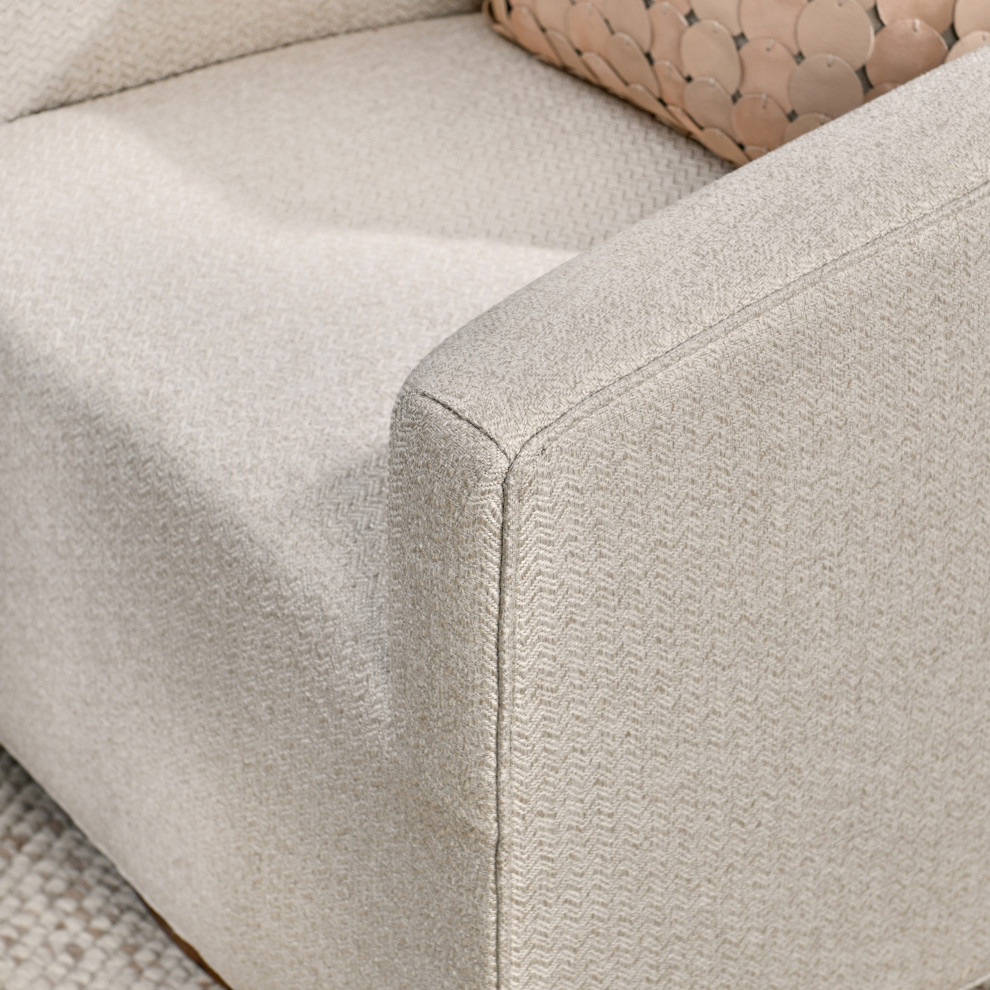 Leonard Swivel Accent Chair by Kosas Home   Transitional   Armchairs And Accent Chairs   by Homesquare  Houzz