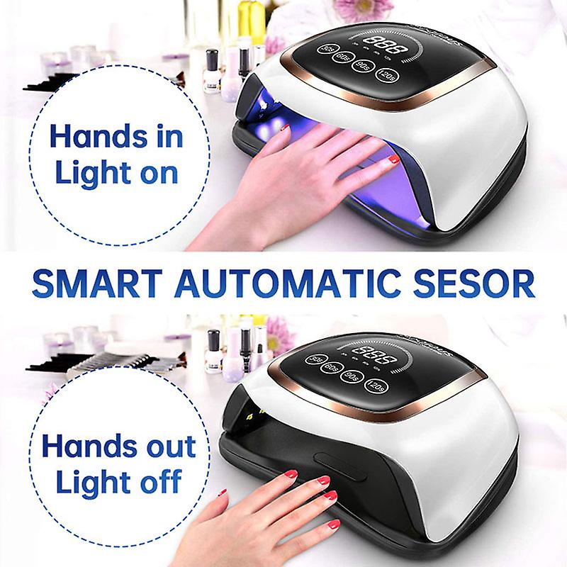 Uv Led Lamp For Nails Drying Manicure Lamp With Memory Function Lcd Display Professional Led Nail Lamp For Nail Art Salon Tools