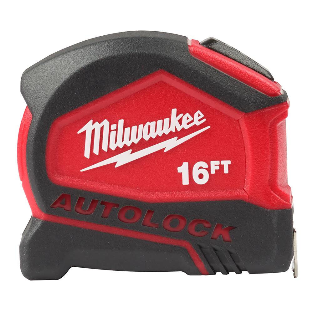 Milwaukee 16 ft. Compact Auto Lock Tape 48-22-6816 from Milwaukee